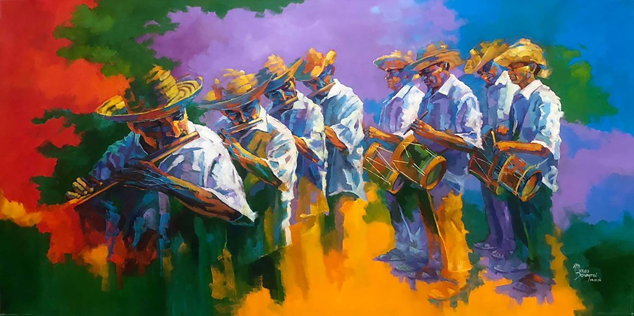 To the beat of color